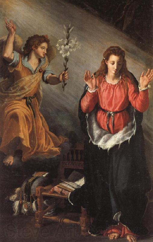 ALLORI Alessandro The Annunciation Spain oil painting art